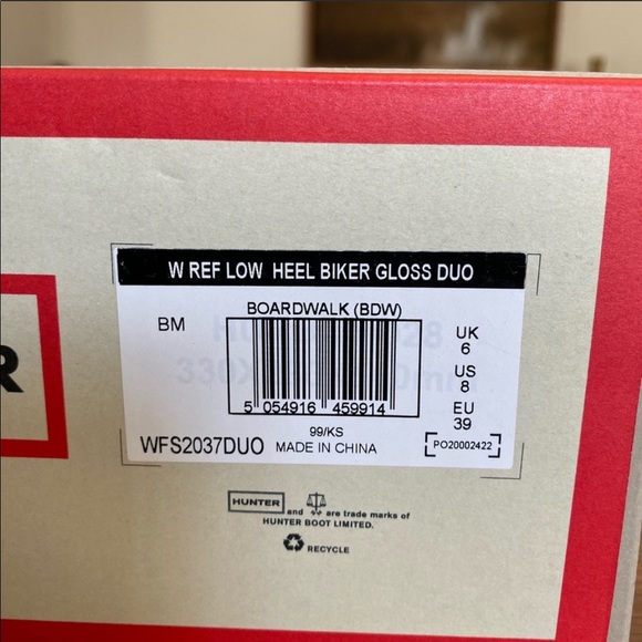 New w/box Hunter low heel boots women’s size 8 - Picture 5 of 8